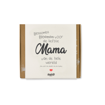 Blossombs Gift Box Medium &ndash; Mama &ndash; Tekst