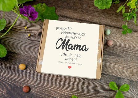 Blossombs Gift Box Medium &ndash; Mama &ndash; Tekst