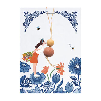Blossombs Lucky Doll &ndash; Delft Blue Kisses