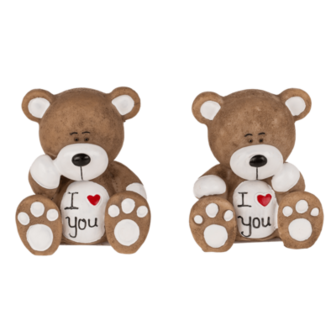 Polyresin Beertje &ldquo;I Love You&rdquo; &ndash; Klein gebaar, groot gevoel