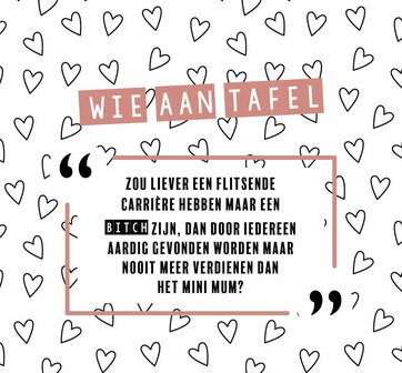 Wie aan tafel? &ndash; Vriendinnen