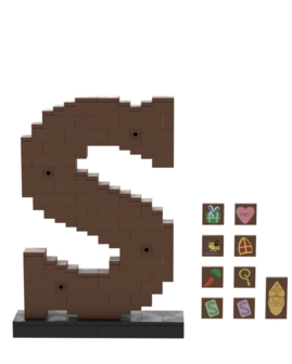 Chocoladeletter Lego
