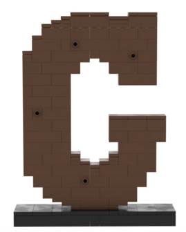 Chocoladeletter Lego