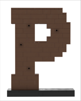 Chocoladeletter Lego