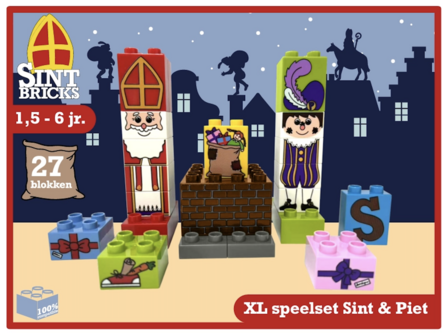XL speelset Sint &amp; Piet