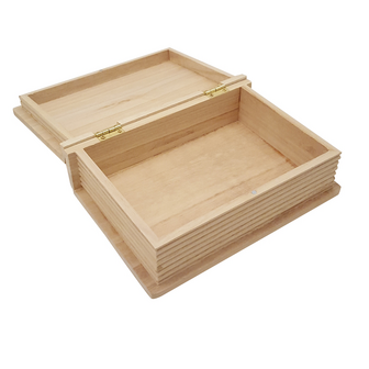 Boek van de Sint &ndash; KLEIN | Houten Geschenkdoos in Boekvorm