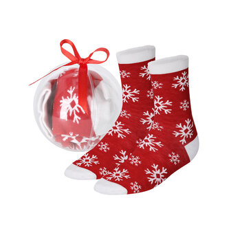 Kerstbal met Kerstsokken &ndash; Warm &amp; Persoonlijk Cadeautje