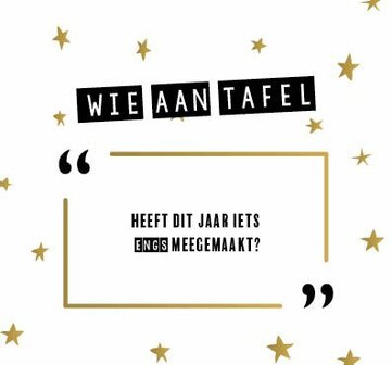 Wie aan Tafel? &ndash; Feestdagen Editie
