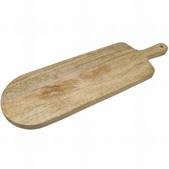 Ovale Snijplank Mangohout &ndash; 49 cm
