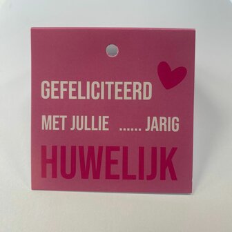 Gefeliciteerd met jullie ....jarig Huwelijk - NY