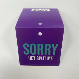Sorry het spijt me - NY
