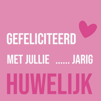 Gefeliciteerd met jullie ....jarig Huwelijk - NY