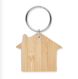 We Said Yes to the Address &ndash; Sleutelhanger Huis | Persoonlijk Houten Cadeau