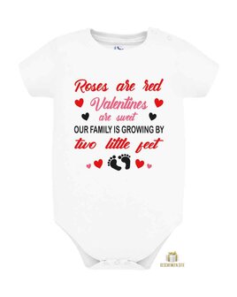 Zwangerschapsbekendmaking Valentijn &ndash; Baby Romper