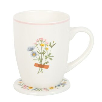 If Mums Were Flowers &ndash; Floral Mug &amp; Coaster Set (350 ml)