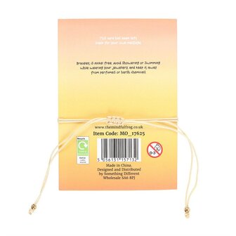 Edelsteen Armband &ndash; Be Brave (Gele Jade Maan)