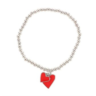 Heart to Heart Armband &ndash; All You Need Is Love Hart Bedel