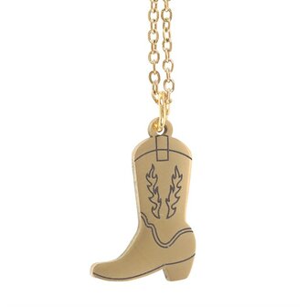 Retro Rodeo Cowboy Boot Chain on Card &ndash; Life is a Rodeo