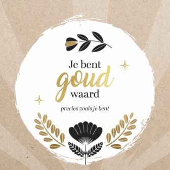 Just for You Tafelkalender &ndash; Je Bent Goud Waard