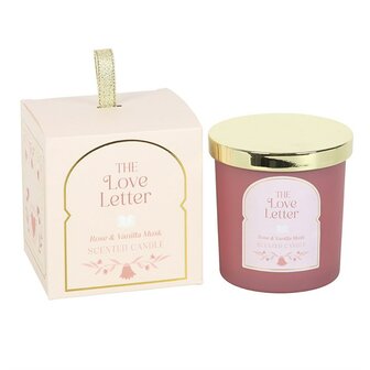 The Book Club Geurkaars &ndash; The Love Letter Rose &amp; Vanilla Musk