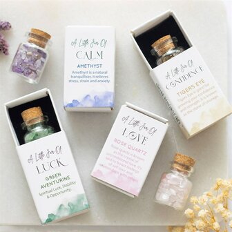 Jar of Calm - Amethist Kristallen in Luciferdoosje