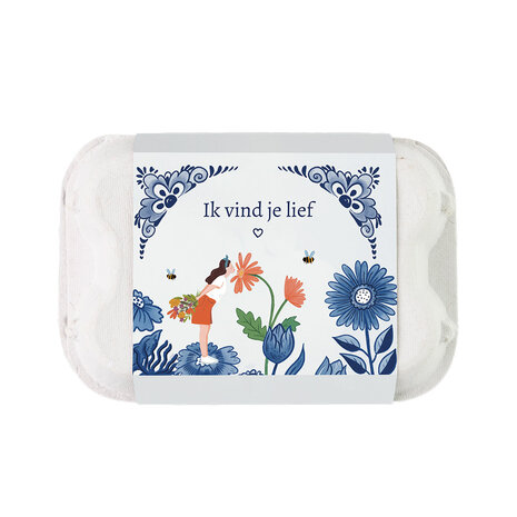 Blossombs Eggbox – Delft Blue Kisses