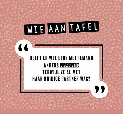 Wie aan tafel? – Vriendinnen