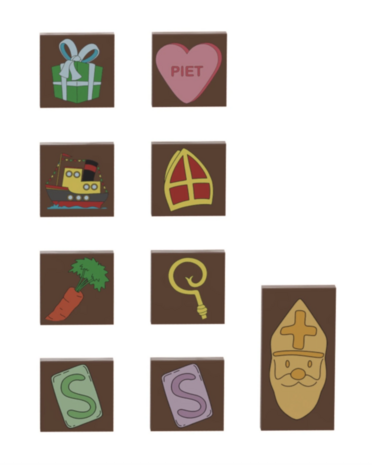 Chocoladeletter Lego