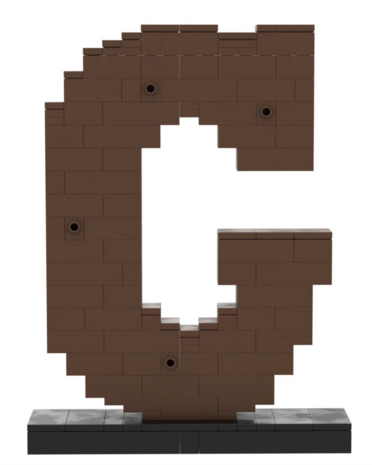 Chocoladeletter Lego