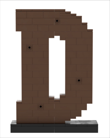 Chocoladeletter Lego