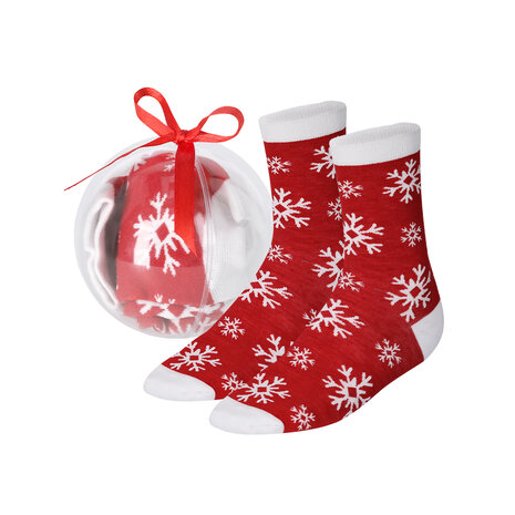 Kerstbal met Kerstsokken – Warm & Persoonlijk Cadeautje