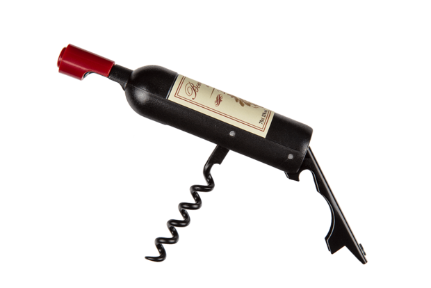 Kurkentrekker & Flessenopener &ndash; Wijnfles (11,5 cm)