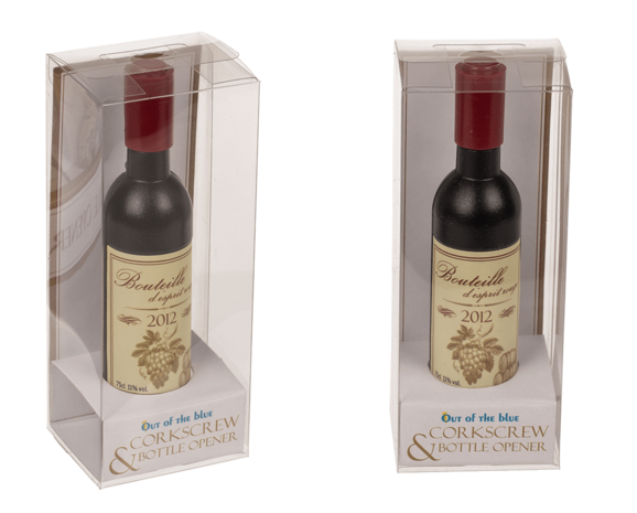 Kurkentrekker & Flessenopener &ndash; Wijnfles (11,5 cm)