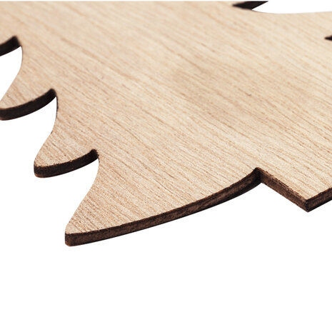 Houten Kersthanger &ndash; Personaliseerbaar (Kerstbal / Sneeuwvlok / Kerstboom / Ster)