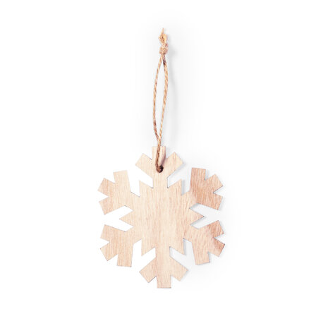Houten Kersthanger &ndash; Personaliseerbaar (Kerstbal / Sneeuwvlok / Kerstboom / Ster)