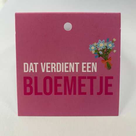 Dat verdient een bloemetje - NY