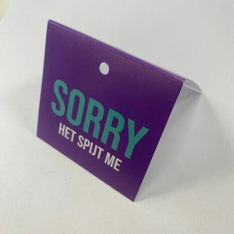 Sorry het spijt me - NY