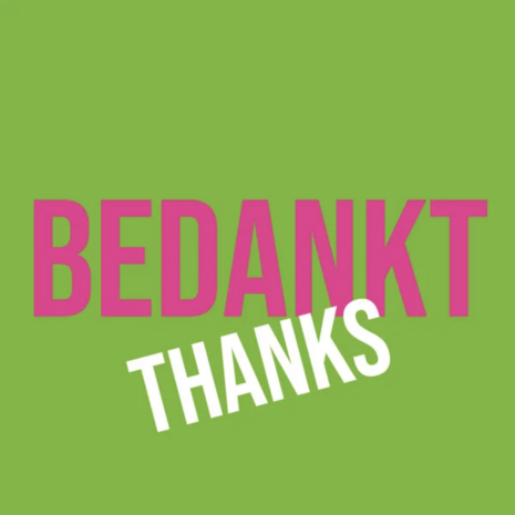 Bedankt Thanks - NY
