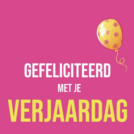 Gefeliciteerd met je verjaardag - NY