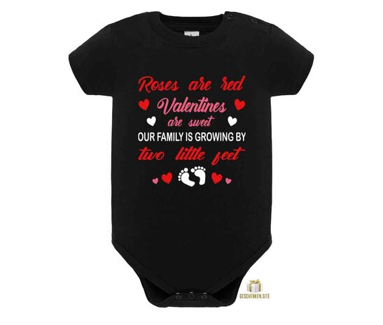 Zwangerschapsbekendmaking Valentijn &ndash; Baby Romper