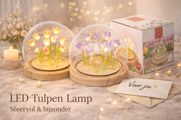 LED Tulpen Licht &ndash; Sfeervolle Decoratieve Lamp