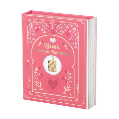 Boek Medaillonketting &ndash; You Are My Favorite Chapter &ndash; The Book Club Collectie