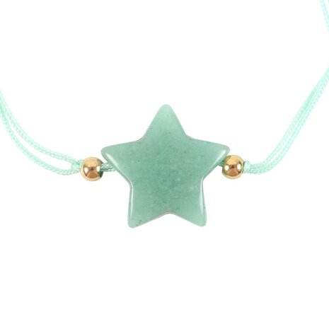 Gemstone Bracelet &ndash; Shine Bright (Aventurine Star)