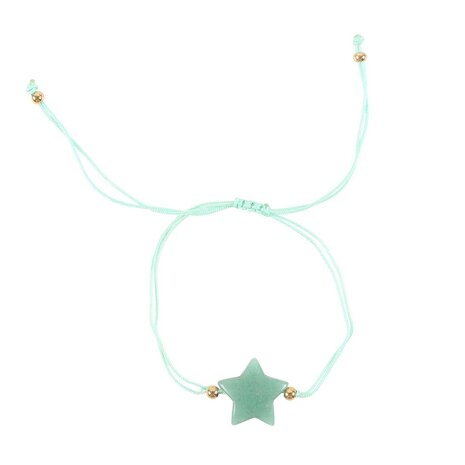 Gemstone Bracelet &ndash; Shine Bright (Aventurine Star)