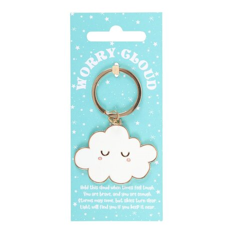 Worry Cloud Sleutelhanger - Rain or Shine