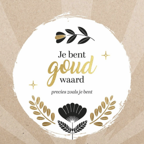 Just for You Tafelkalender &ndash; Je Bent Goud Waard