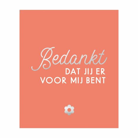 Cadeauboekje &ndash; Bedankt dat jij er voor mij bent