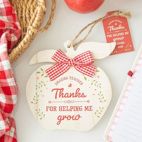 Thanks for Helping Me Grow Appel &ndash; Apple Picking Hangdecoratie