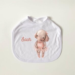 Baby slab Ballerina met naam