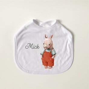 Baby slab Rhino met naam